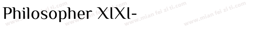Philosopher XIXI字体转换